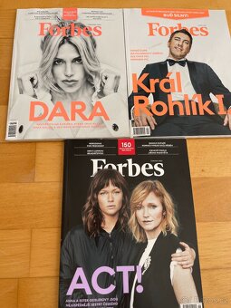 Forbes CZ + National Geographic CZ + EN, spolu 27 čísel - 6