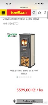 Kamna - Blist (Berna lux 5,3kw) - 6