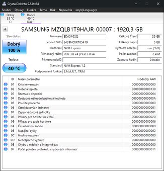 2x U.2 SSD Samsung PM983 1.92TB 2.5" NVMe - 6