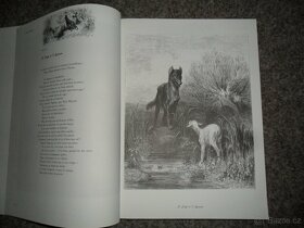 FABLES de la Fontaine - ilustrace Doré, La Bible francouzsky - 6