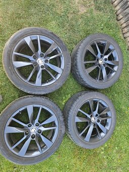 Disky škoda + pneumatiky 225/45 R 17 - 6