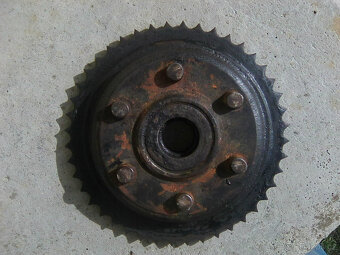 čz 125/150 - motor,rozeta,kolo,náboj,startpáka,válec čz125b - 6