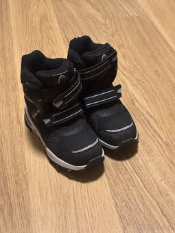 Dětské černé zimní boty - 6