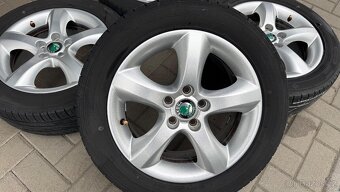 Orig. Al kola Škoda 15" rozteč 5x100 - 6