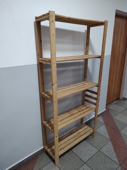 REGÁL DŘEVĚNÝ HEZKÝ STAV - 6