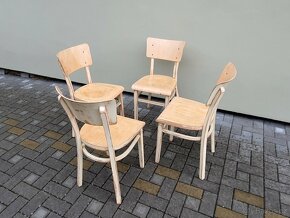 Celodřevěné jídelní židle TON po renovaci - 6
