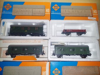 H0 Roco - převážně nákladní vagony s obalem 8ks - 6