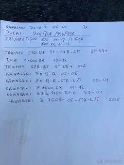 Plexi štíty Honda,Yamaha,Suzuki,Kawasaki, - 6