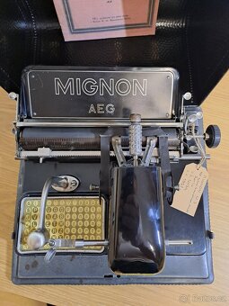 Psací stroj Mignon N'3 - 6