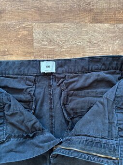 Černé kalhoty- rifle H&M , W30, M-L - 6
