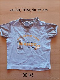 Trička vel 80 různá - 6