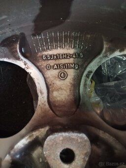 Použité alukola Alfa Romeo 6,5J16 5X98 ET 41,5 - 6