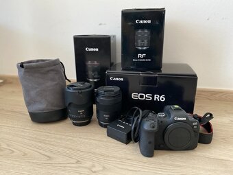 Canon EOS R6, objektiv Canon RF 85 mm a Canon RF 35 mm f/1,4 - 6