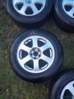 Alu disky včetně pneu 205/60 R15 Sava 5ks - 6