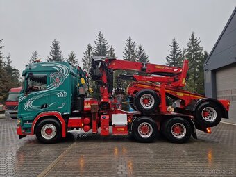 Lesovoz LESOVÚZ Scania V8 R580 do drewna lasu stos dłużyca - 6