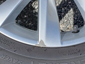 Pěkná kompletní orig alu Škoda Octavia 3, 205/55/16 - 6