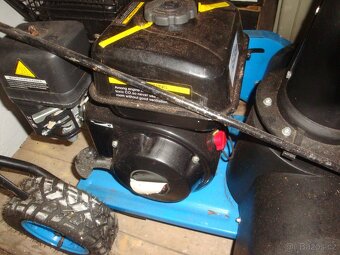 benzínová sněhová fréza nová - gumový šnek - 6