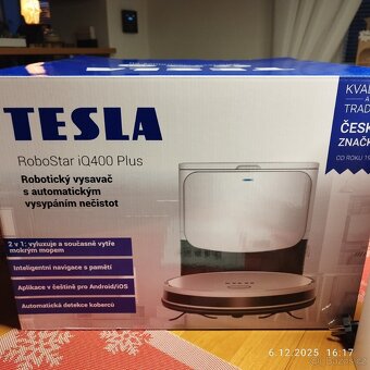 Zánovní robotický vysavač TESLA RoboStar iQ400 Plus bílý - 6