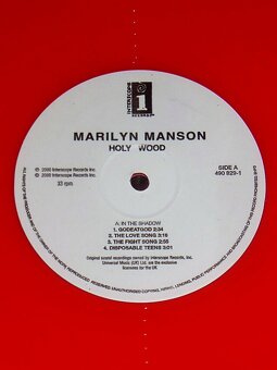 2LP Marilyn Manson - Holy Wood (2000) / NOVÉ / PRESS 2020 / - 6