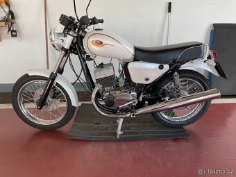Jawa 350 Californian, bílá perleť, český TP, STK 2027 - 6