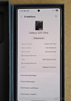 Samsung Galaxy S25 Ultra 256GB černý POUŽITO - 6