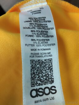 Vypracovaný značkový overal s vázačkou, zn. Asos, v. 52 - 6