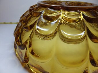 Art Deco úžasná ambrová těžká mísa, váha 1377 g. - 6