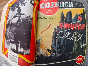 10 x vázaný starý časopis Rozruch 5.. - 6