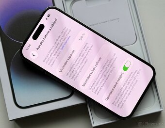 iPhone 14 Pro Max Deep Purple BATERIE 100% TOP - 6