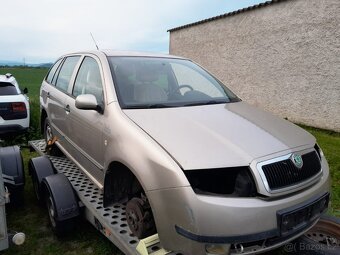 Škoda Fabia combi dveře kapota převodovka řízení a jiné - 6