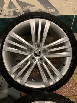 Alu kola Škoda R18 5X112 ZIMNÍ PNEU 225/40 R18 SIRIUS - 6