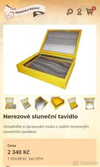 Nerezové sluneční tavidlo na vosk - 6