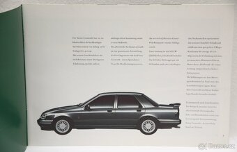 Prospekty Ford SIERRA 4x4 COSWORTH - 6