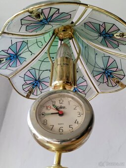 Stolní lampa ve vintage stylu 42cm kov/sklo - 6