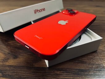  Apple iPhone 14 Red 128 GB, top stav, bat. 98% - 6