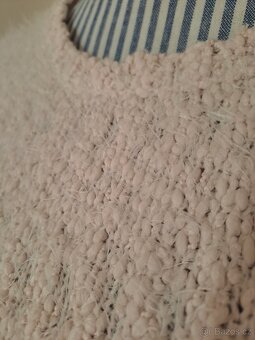 Světle růžový svetr Camaieu, vel. L - 6