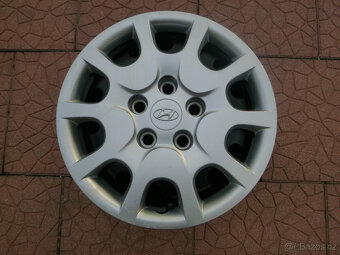 Plechové disky orig Kia Hyundai 5x114,3 6Jx15 ET46 - poklice - 6