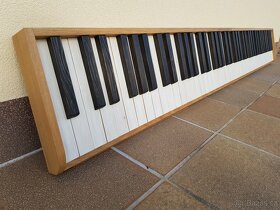Dřevěný obraz - klaviatura - 6