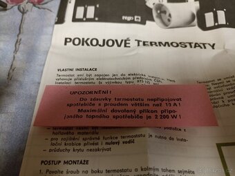 Pokojový termostat zásuvka teplota - 6