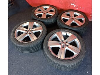 ALU disky VW 5x112 R17 s letními pneu 225/45 R17 - 6