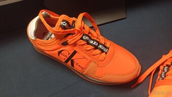 calvin klein jeans sneakersy- sextus- orange - 6