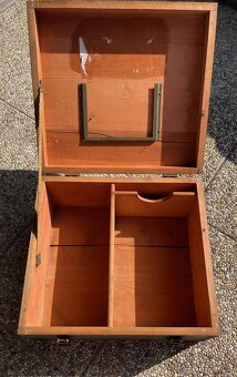 Stará vojenská dřevěná krabice - 6