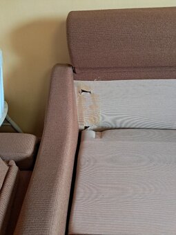 rozkládací válenda s křesly a taburety - 6