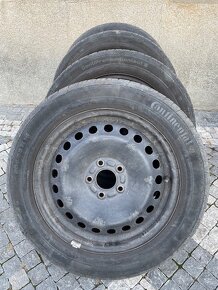 Letní kola 205/55/16 Continental + KFZ 8325 6,5Jx16 ET50 - 6