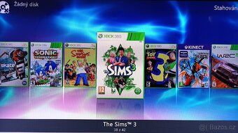 XBOX 360 Slim, 250GB, RGH, spoustu her viz fotky - 6