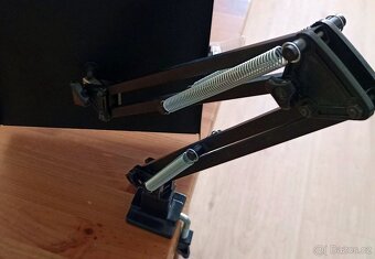 Držák na dokumenty, A4, černý, stavitelný, FLEXI - 6