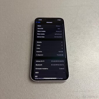 iPhone 14 128GB purple, jako nový, 12 měsíců záruka - 6