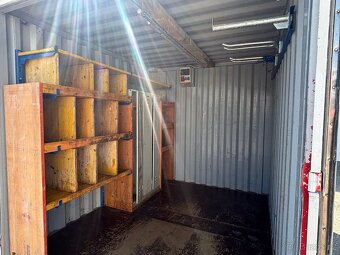 Skladový kontejner 10´ / 3m délky / regály a elektro. - 6