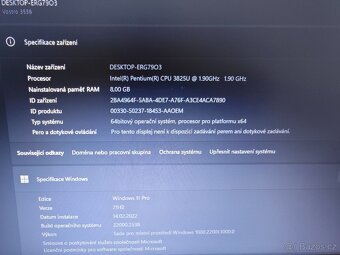 Notebook Dell Vostro 3558 – 8 GB RAM, Windows 11 Pro - 6