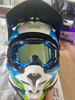 Shoei Motocross Helma + Brýle - 6
